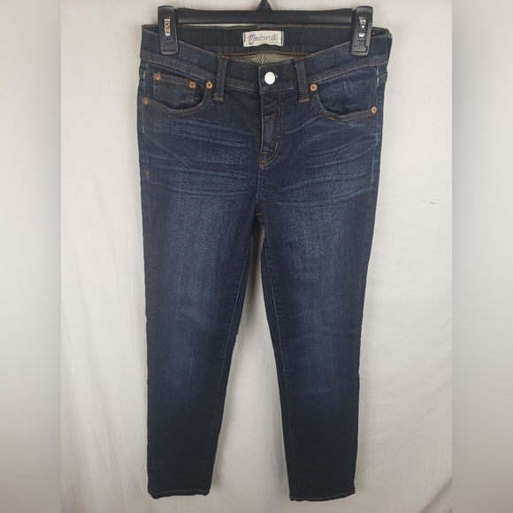 Madewell Alley Straight Dark Washed Blue Women's Jeans Sz 26 - Picture 2 of 9